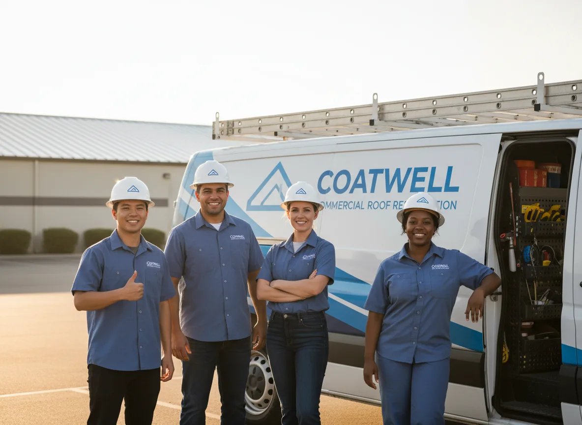 Commercial roof coating company in Howard, CO